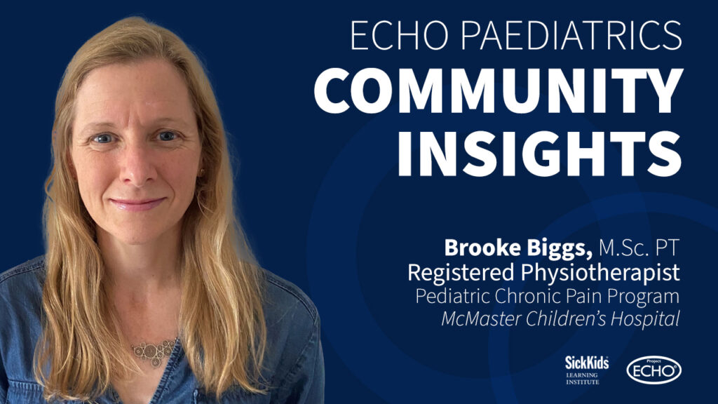 Brooke Biggs - ECHOPaeds Community Insights video series