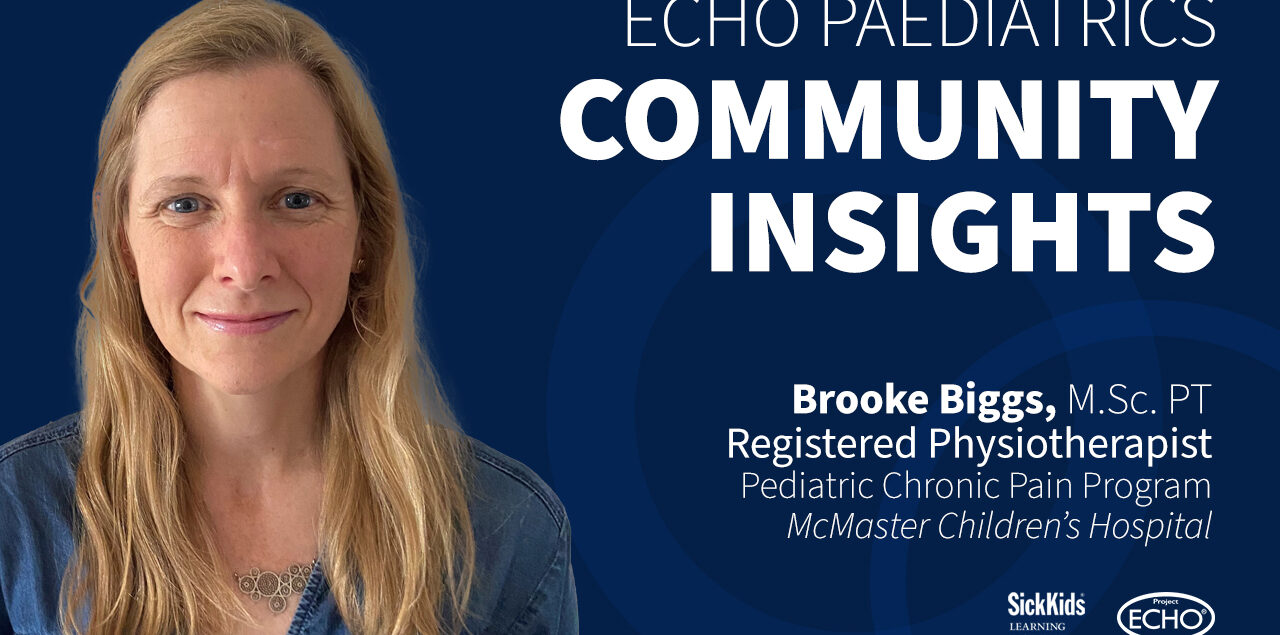Brooke Biggs - ECHOPaeds Community Insights video series