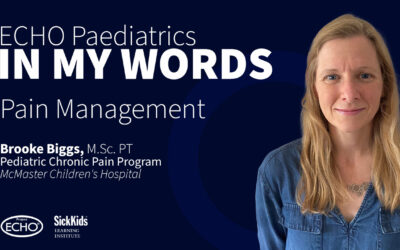Brooke Biggs, Physiotherapist, ECHO Pain Management Program | In My Words testimonial