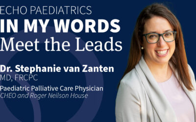 In My Words - ECHO Paediatric Palliative Care | Dr. Stephanie van Zanten